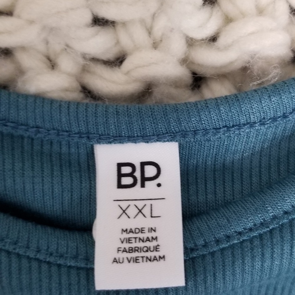 New With Tags! BP Ribbed Ruffle Tank Top - Picture 3 of 5